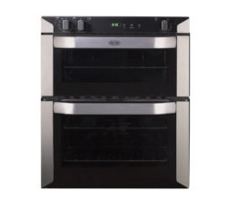 BELLING BI70FP Electric Built-under Double Oven - Stainless Steel